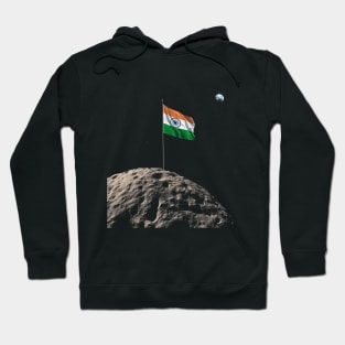 India Moon Landing | Patriotic | India National Pride Hoodie